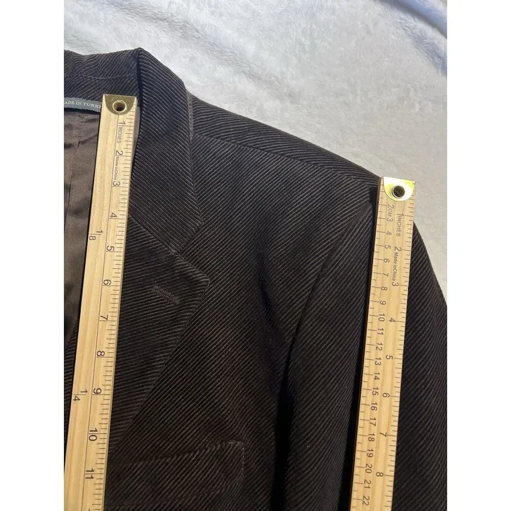 Banana Republic Mens 44S Brown Corduroy Cotton Blazer Sport Jacket 3/2 Roll